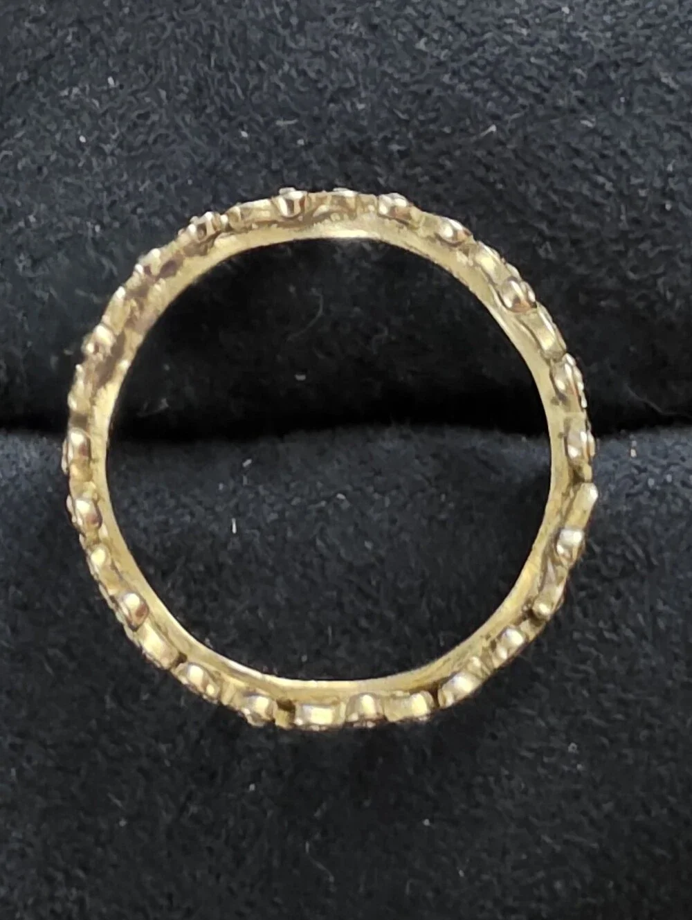 925 Silver Pandora CZ Ring (Vintage)